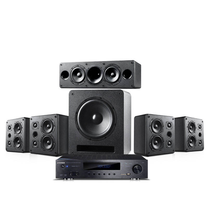 Home Cinema Speaker System - New H5 Home Theatre Audio Kit