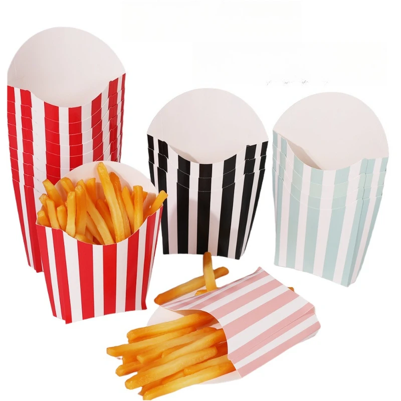 50pcs Striped Disposable Party - Home Cinema Today recension och pris