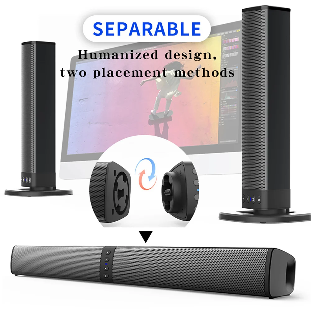 Wireless Bluetooth TV Sound Ba - Home Cinema Speaker System recension och pris
