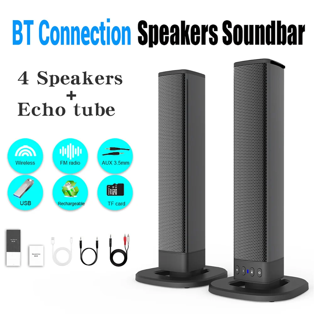 Wireless Bluetooth TV Sound Ba - Home Cinema Speaker System recension och pris