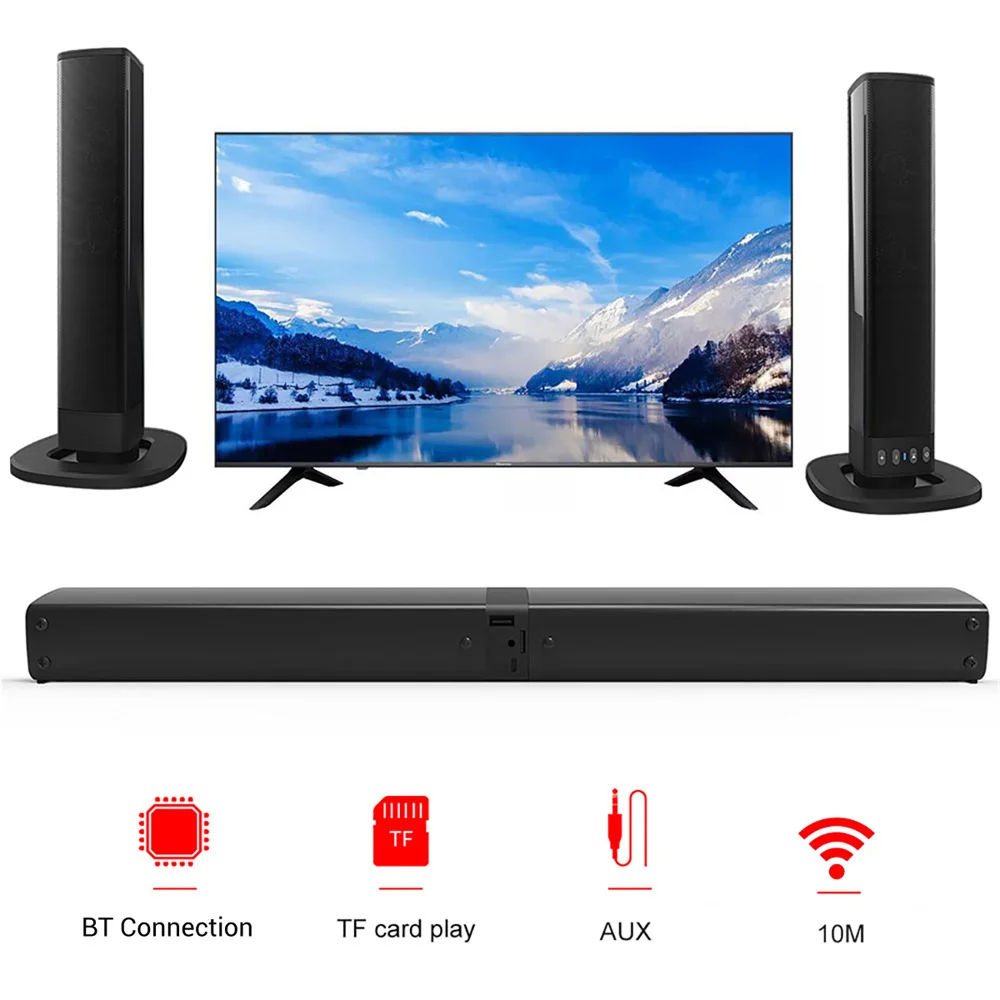 Wireless Bluetooth TV Sound Ba - Home Cinema Speaker System recension och pris