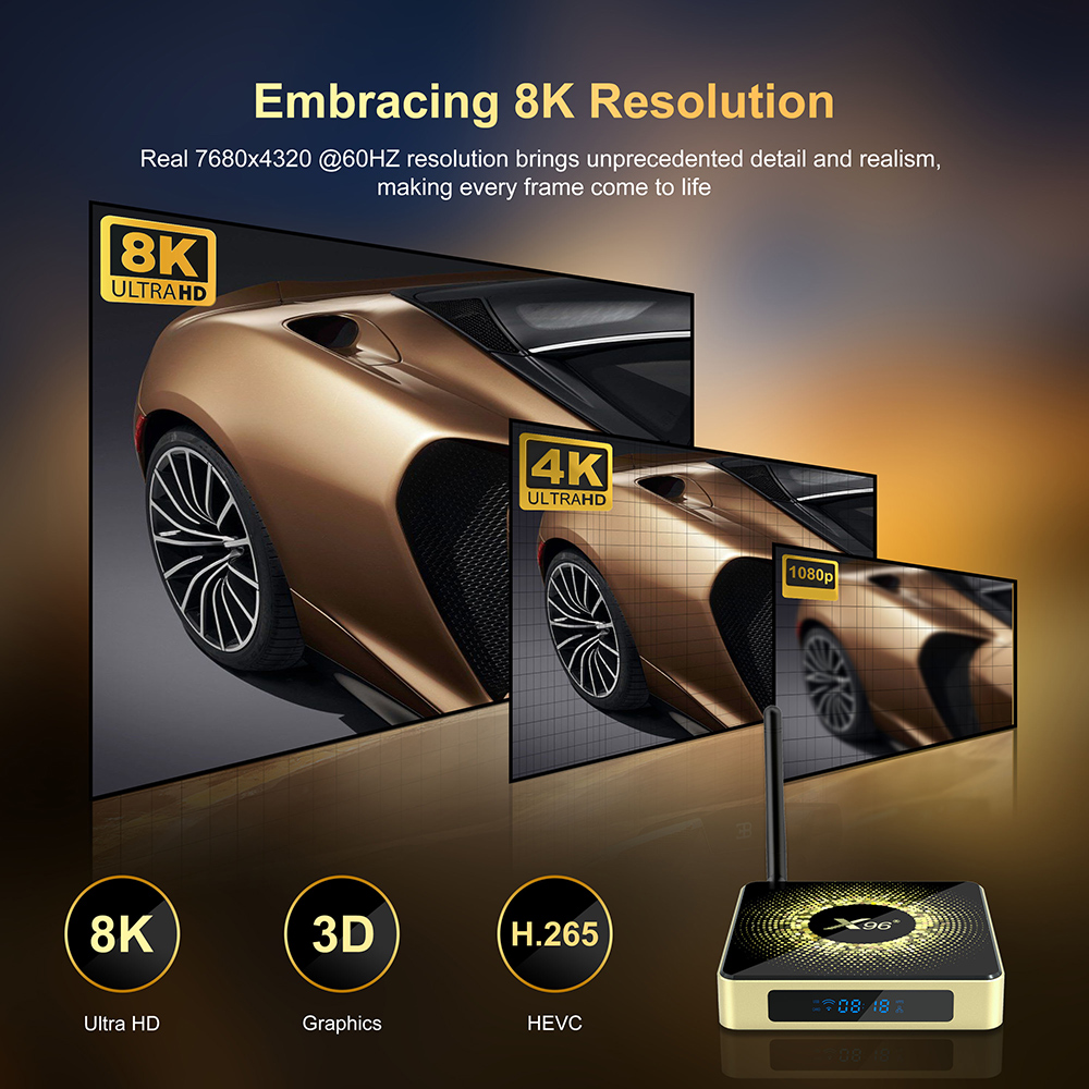 X96 X10 Amlogic S928X-J TV Box - Home Cinema Google recension och pris