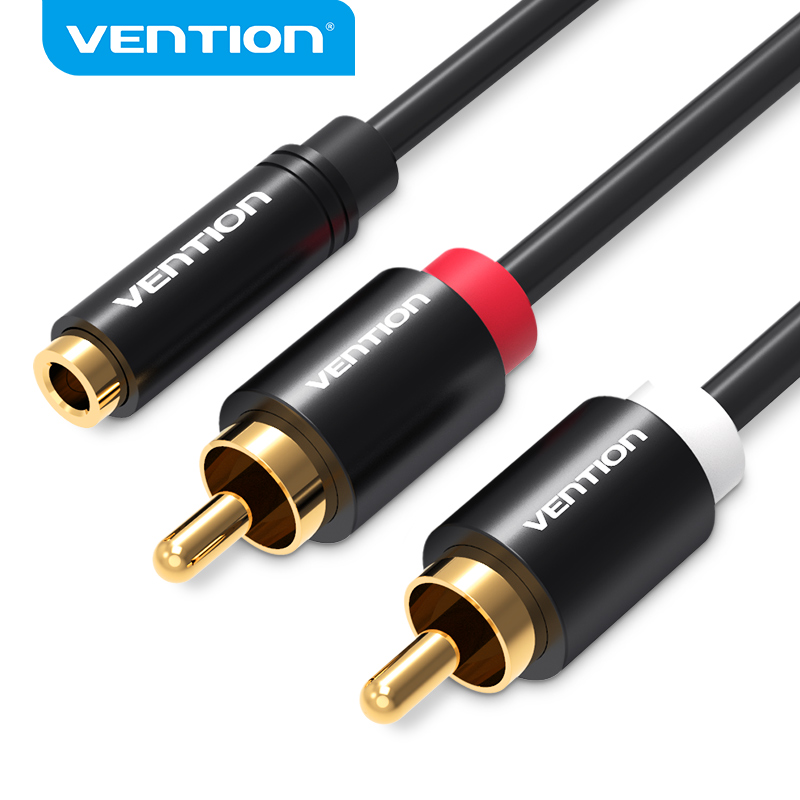 Vention Jack 3.5mm Female to 2 - Home Cinema Beamer recension och pris