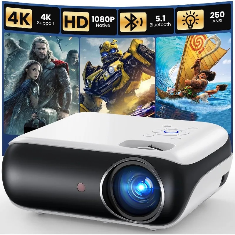 4K Projector, Bluetooth Home T - Home Cinema Hdmi recension och pris