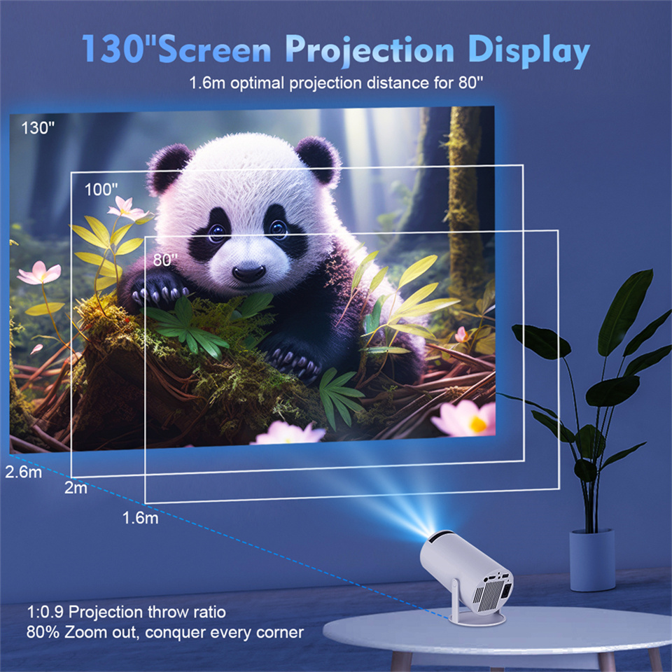 2026 New HY300 Projector 4K An - Home Cinema Night recension och pris
