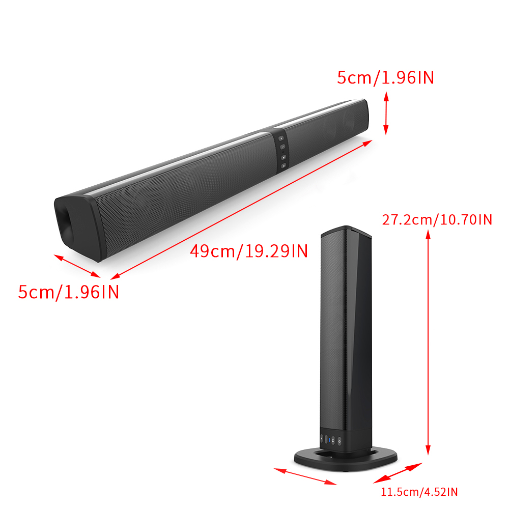 Powerful Soundbar Sound Radio  - Home Cinema Speaker System recension och pris