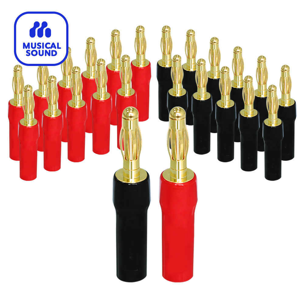 Banana Plugs Audio Jack Connec - Audio Home Cinema recension och pris
