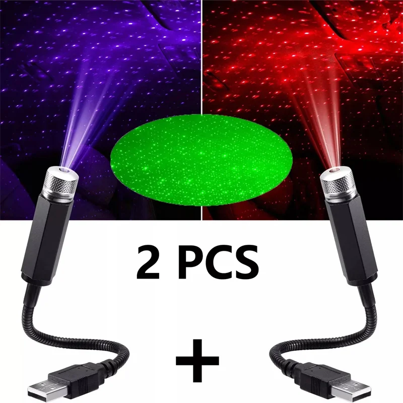 Mini Car LED Star Night Light  - Home Cinema Projector recension och pris