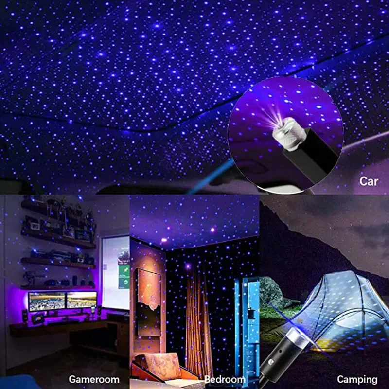 Mini Car LED Star Night Light  - Home Cinema Projector recension och pris
