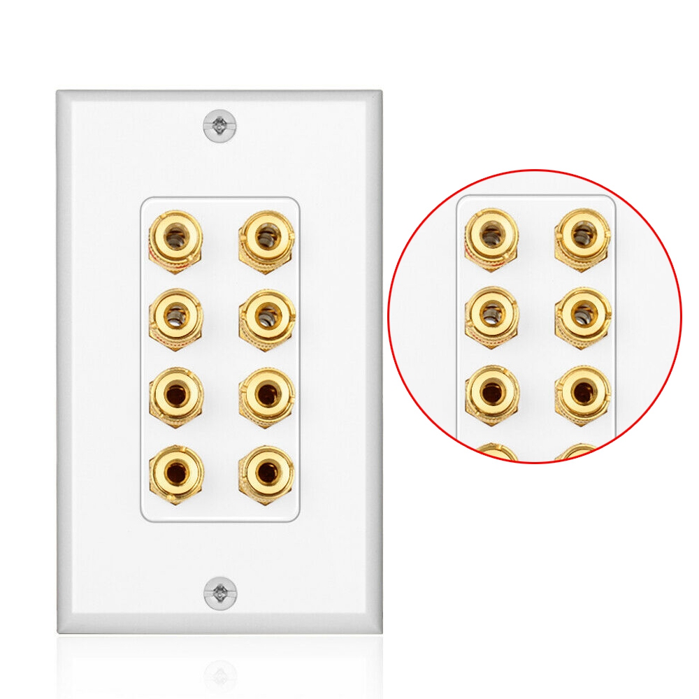 A68Z 8 Posts Speaker Wall Plat - Audio Home Cinema recension och pris