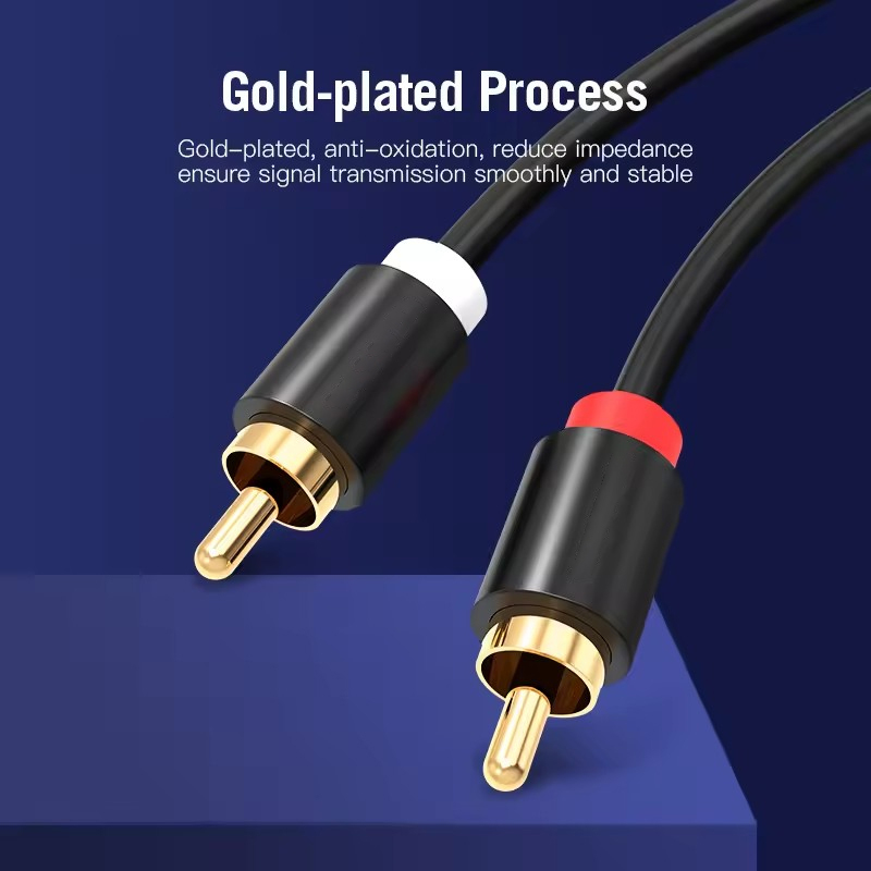 HIFI Stereo RCA Cable 2RCA to  - Home Cinema Beamer recension och pris