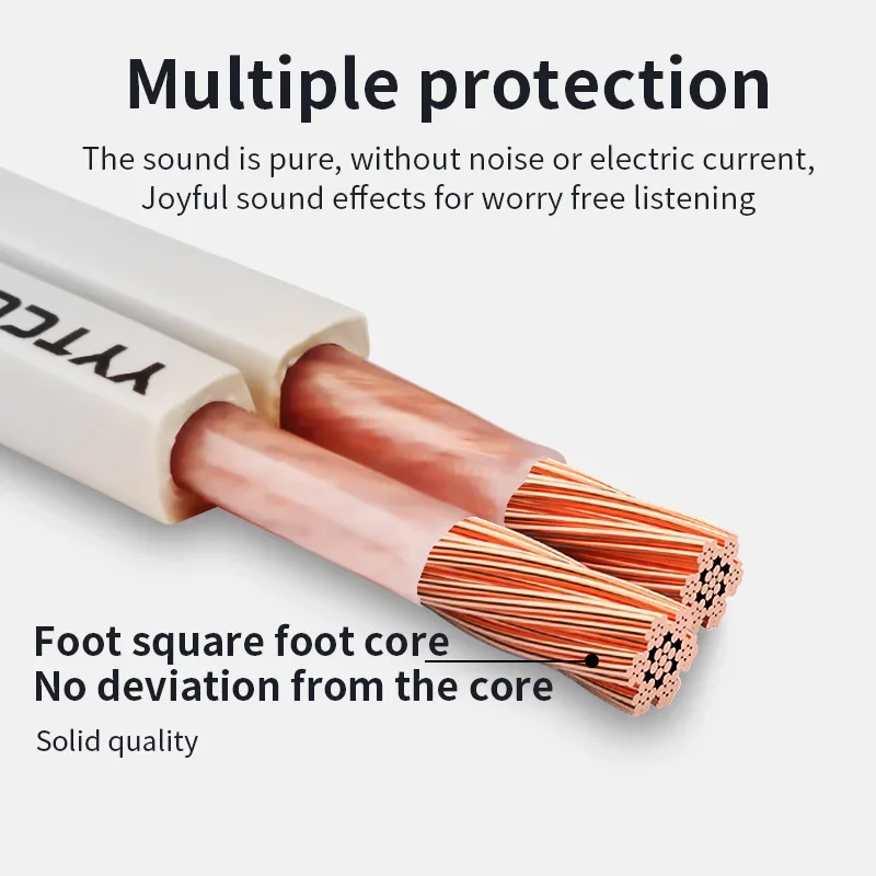 YYTCG DIY Loud Speaker Cable H - Home Cinema Beamer recension och pris