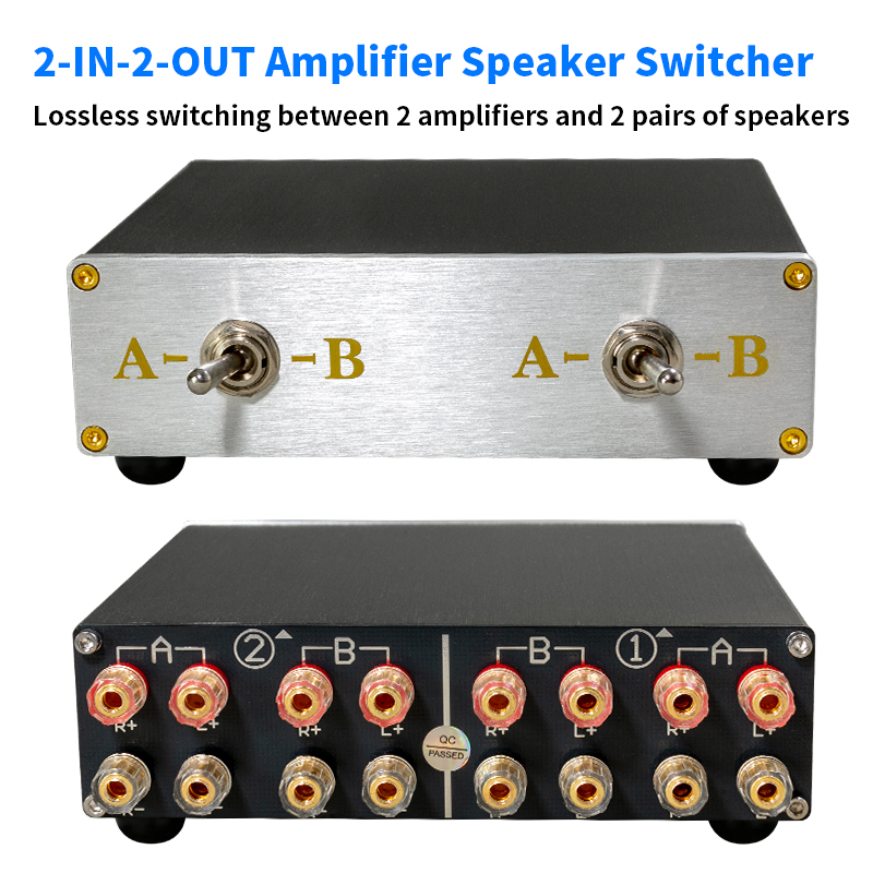 Speaker Switch Selector, 2 Amp - Home Cinema Speaker System recension och pris