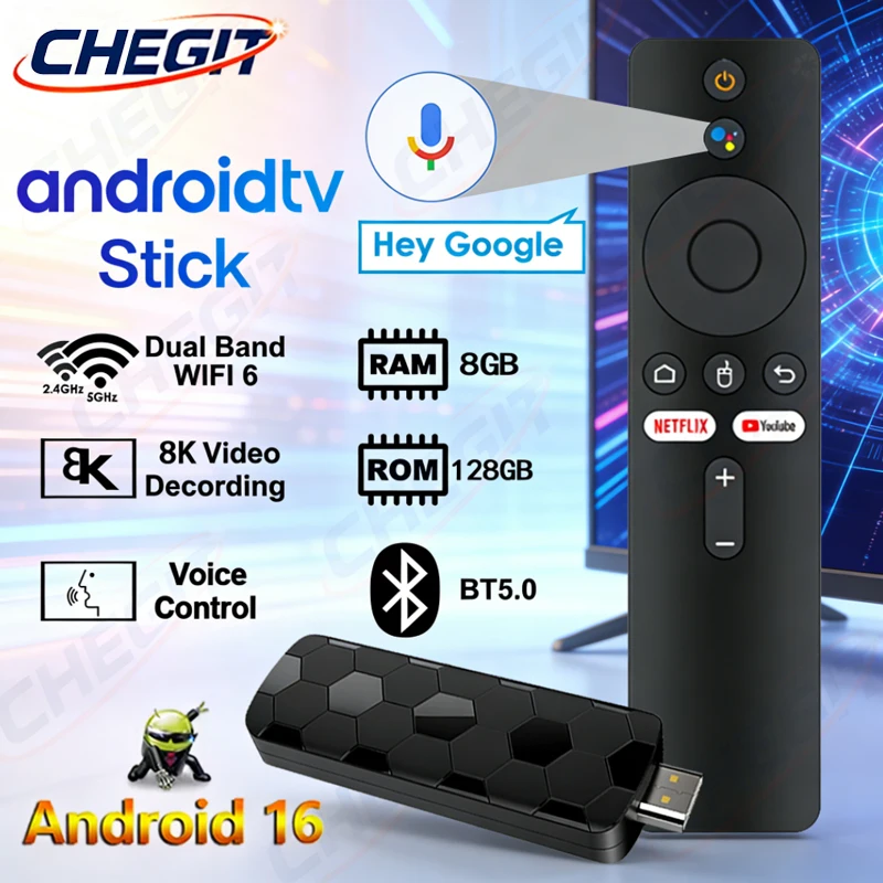 Android 16 8K Ultra HD TV Stic - Smart Tv Stick recension och pris