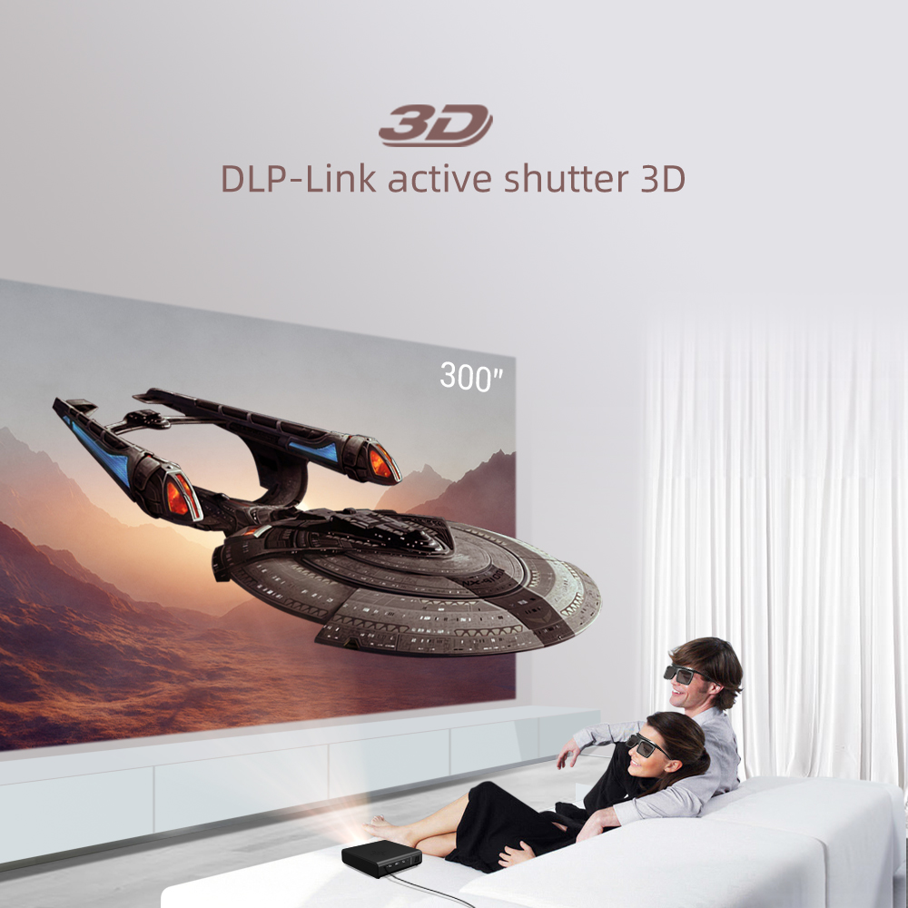 BYINTEK U30 Top Sale 3D 4K Pro - Home Cinema Projector recension och pris