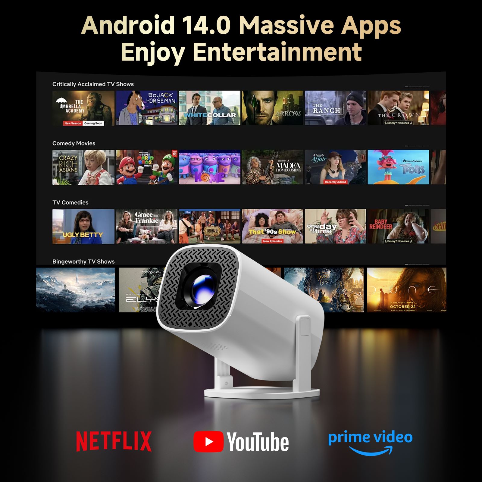 P30 PRO Smart Mini Projector A - Home Cinema Hdmi recension och pris