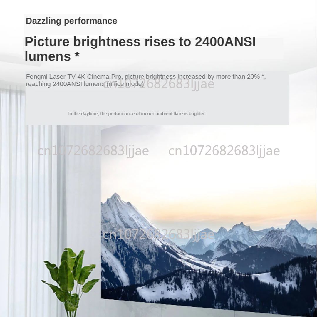 4K Cinema Pro Laser Projection - Home Cinema Beamer recension och pris