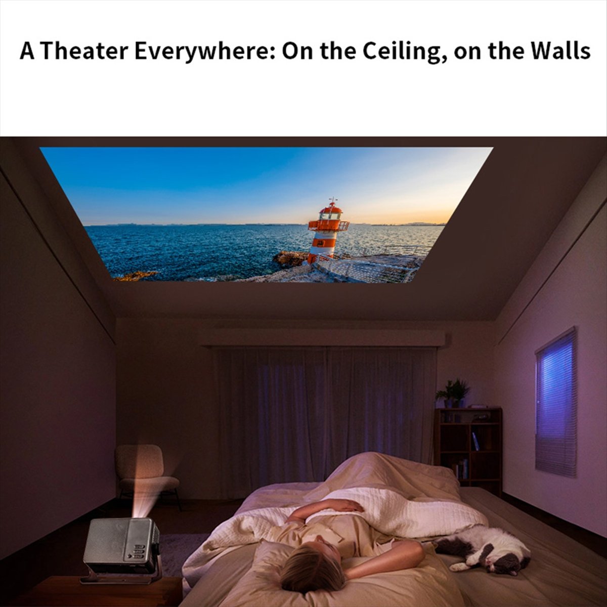 【♮•▲Today-Only!】 A32 Pro Proje - Home Cinema Today recension och pris