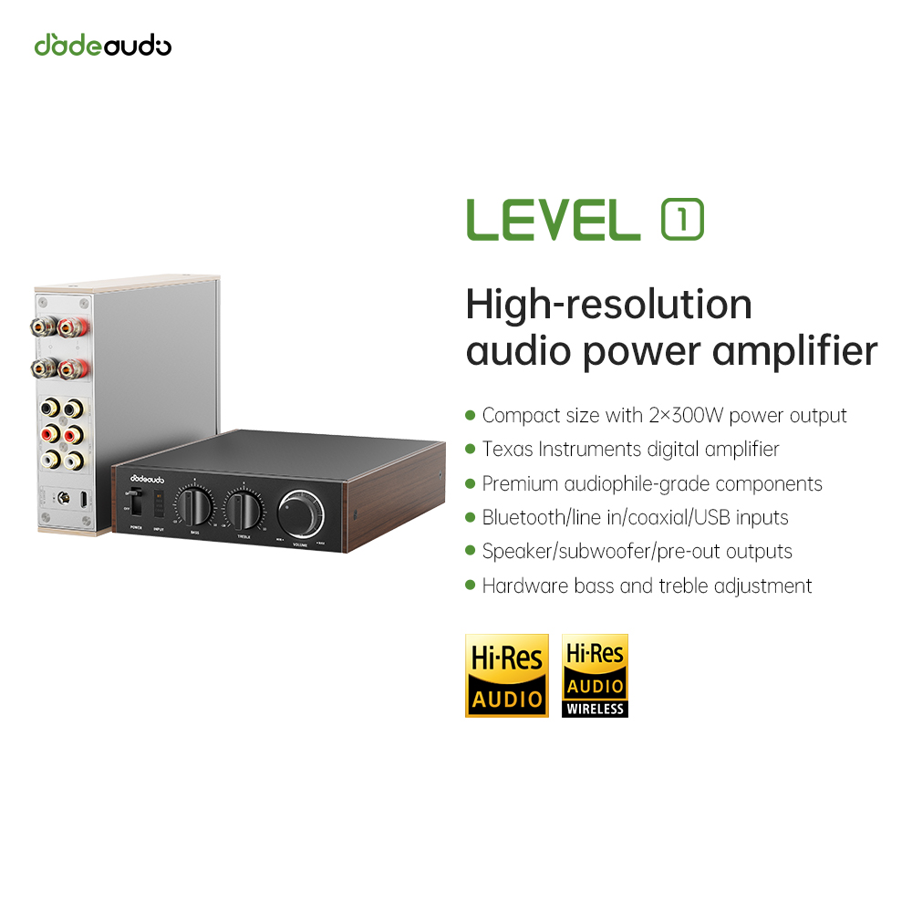 JadeAudio Level 1 Desktop HiFi - Home Cinema Beamer recension och pris