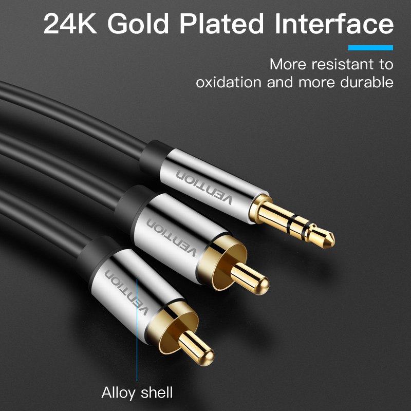 Vention RCA Cable 3.5 to 2rca  - Home Cinema Beamer recension och pris