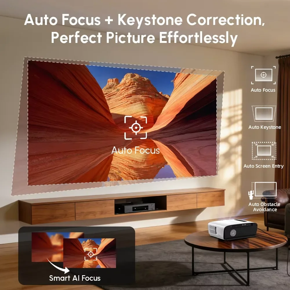 New A9S 4k 4000ANSI Projector  - Home Cinema Speaker System recension och pris