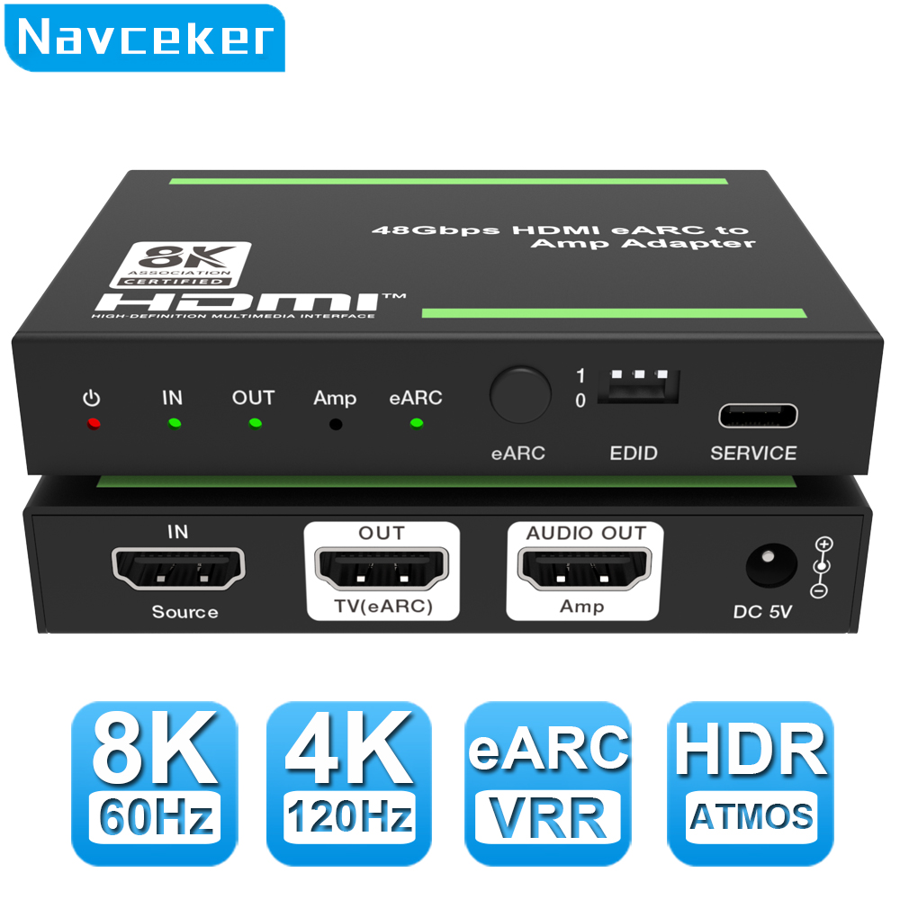 Navceke 4K 120Hz HDMI 2.1 EARC - Home Cinema Hdmi recension och pris